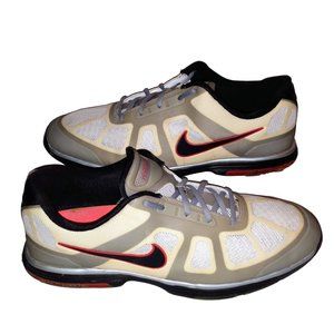 Nike Mens Hyperfuse Lunar Ascend Golf/Shoes Beige 483841-100 Lace Up Low Top 12M